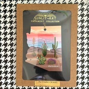Arizona landscape printed painting Christmas ornament